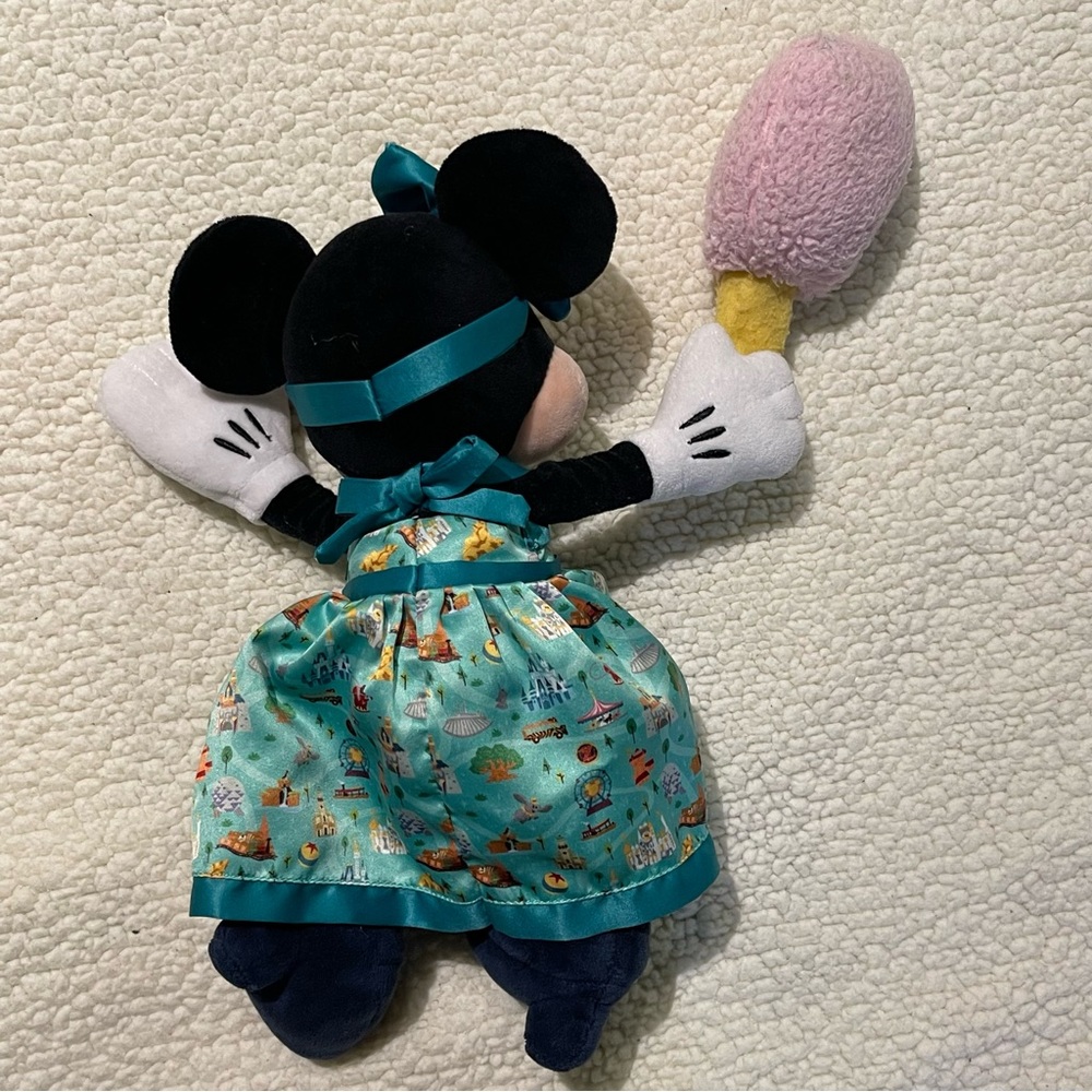 Disney Parks Minnie with Cotton Candy Plush - Picture 4 of 4